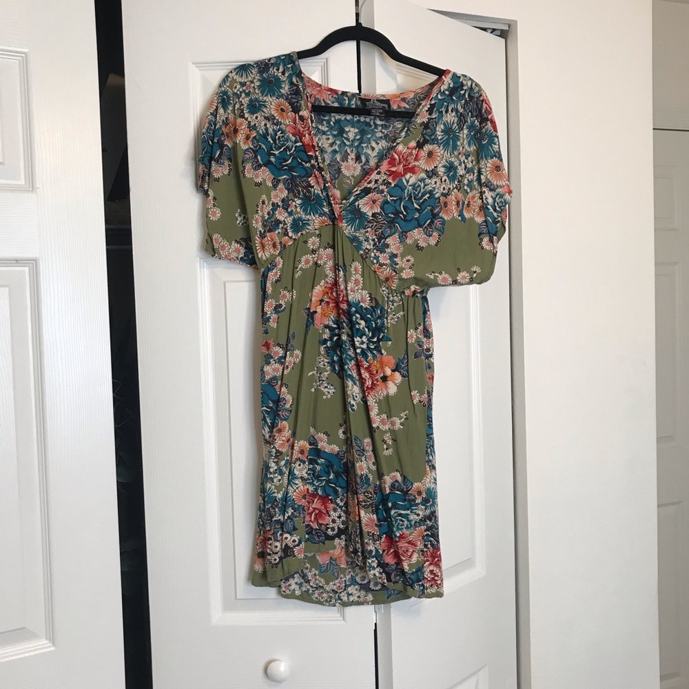 Multicolored floral dress